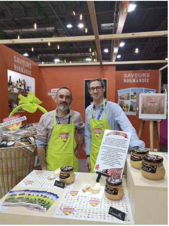 Le stand de Saveurs de Normandie avec Argos